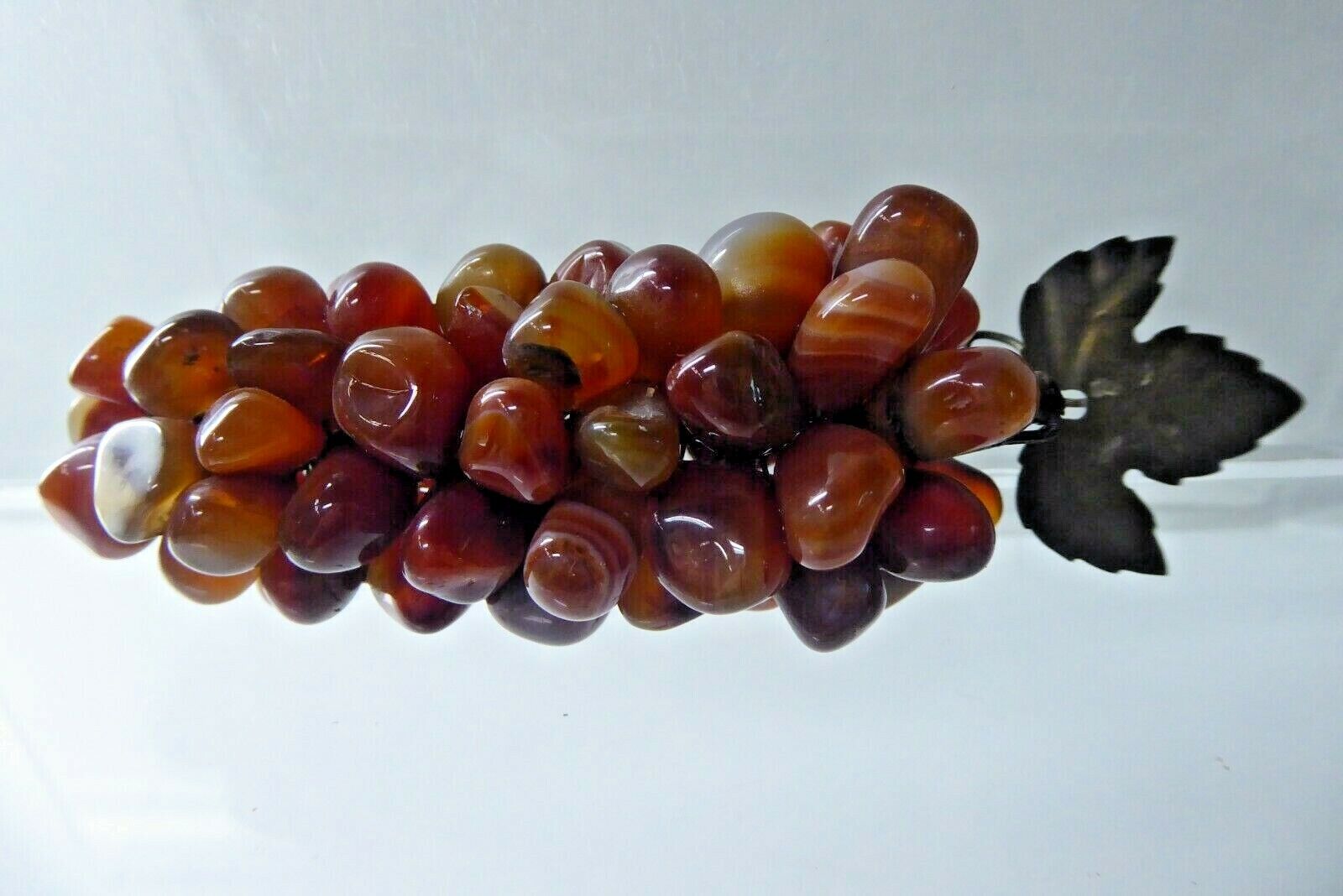 VINTAGE BUNCH OF AGATE GRAPES