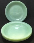 4 Jadeite Fire King  Jane Ray  Soup Bowls  7.5 Inches  Anchor Hocking Vintage