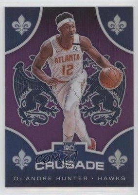 2019 Panini Chronicles Crusade Purple 38/49 De'Andre Hunter #516 Rookie RC 0m81