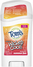 Tom'S of Maine Aluminum-Free Wicked Cool Natural Deodorant for Kids, Summer Fun