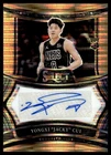 2024-25 Panini Select Rookie Signatures Neon Orrange Pulsar Yongxi "Jacky" Cui
