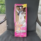 Mattel SuperSize Christie 18in Fashion Doll 1970s Vintage w/ Box & Stand