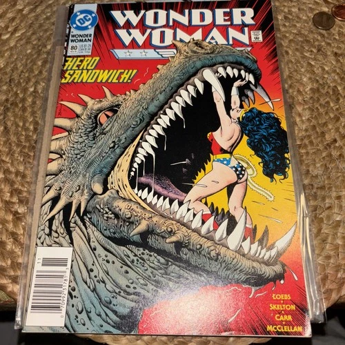 Wonder Woman #80 Brian Bolland Cover Art DC Comics 1993 Nice!