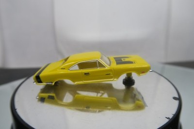 NEW AUTO WORLD HO THUNDERJET  1969 DODGE CHARGER R/T IN YELLOW SLOT CAR BODY!