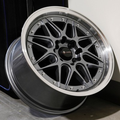 15x7 Gun Metal Wheels Vors VR7 4x100/4x114.3 35 (Set of 4)  73.1