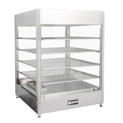 Doyon DRP4S 22'' Full Service Countertop Food Warmer/Display Case, 4 Shelves