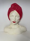 1991 Fabric Mache Lady Face Sculpture by Ruth P. Jellema, Titled “Lynn”