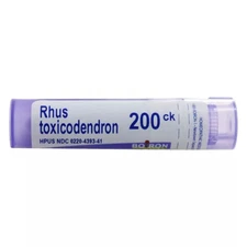 Boiron Rhus Toxicodendron 200CK, Homeopathic for Joint Pain, 80 Pellets