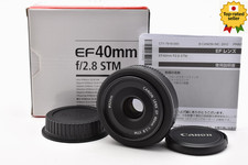 MINT in BOX Canon EF 40mm F2.8 STM Pancake Full Frame Lens From JAPAN