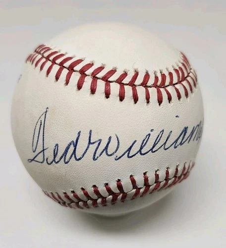 Ted Williams Signed Auto Rawlings Official American League Baseball JSA LOA B4
