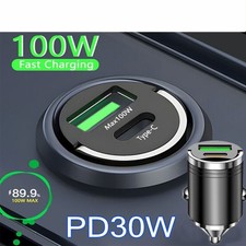 2 Port USB Super Fast Car Charger Adapter For iPhone Samsung Android Cell Phone