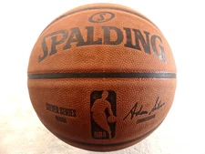 Spalding NBA Replica Game Ball Adam Silver Series I/O Basketball 29.5" Worn!