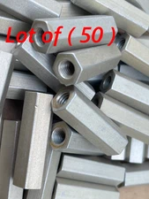 NOS Hex Coupling Nuts Threaded Rod Connector (Lot of 50)