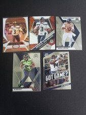 5 * RUSSELL WILSON + DK METCALF * 2020 MOSAIC CERTIFIED GOLD PRO BOWL INSERT 