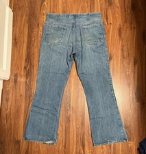 True Vintage 1976 Levi  s SF 207 Orange Tab Bell bottom Flare Talon Denim Jeans