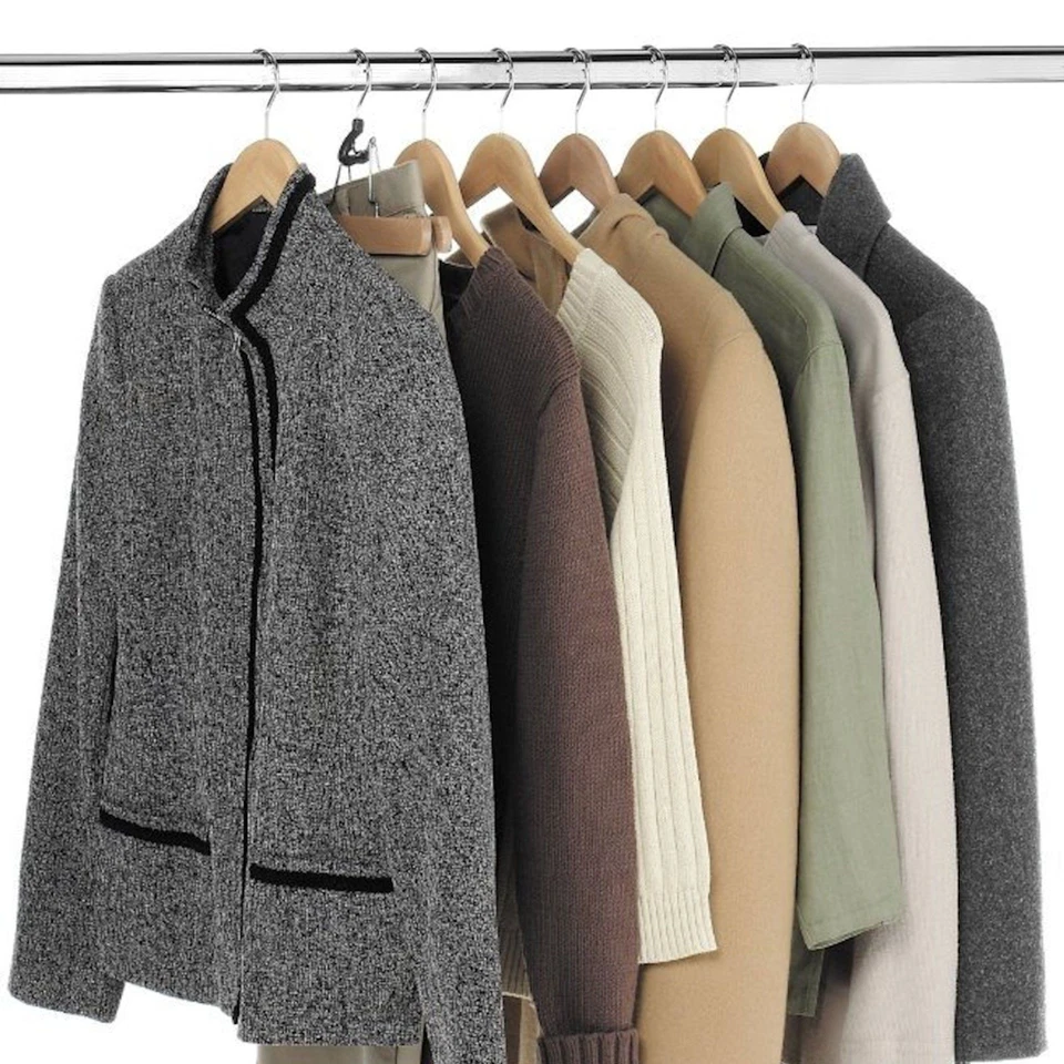 Garderobenstange Kleiderstange Schrankrohrlager Schrankstange Stahl Rohr oval - Bild 2 von 4