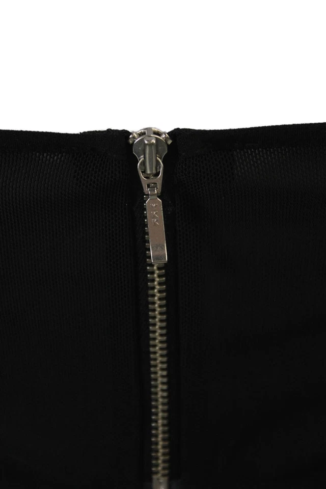 Vestido midi ceñido al cuerpo negro con cremallera viscosa talla 4 de Bec & Bridge para mujer Foto 4 de 4