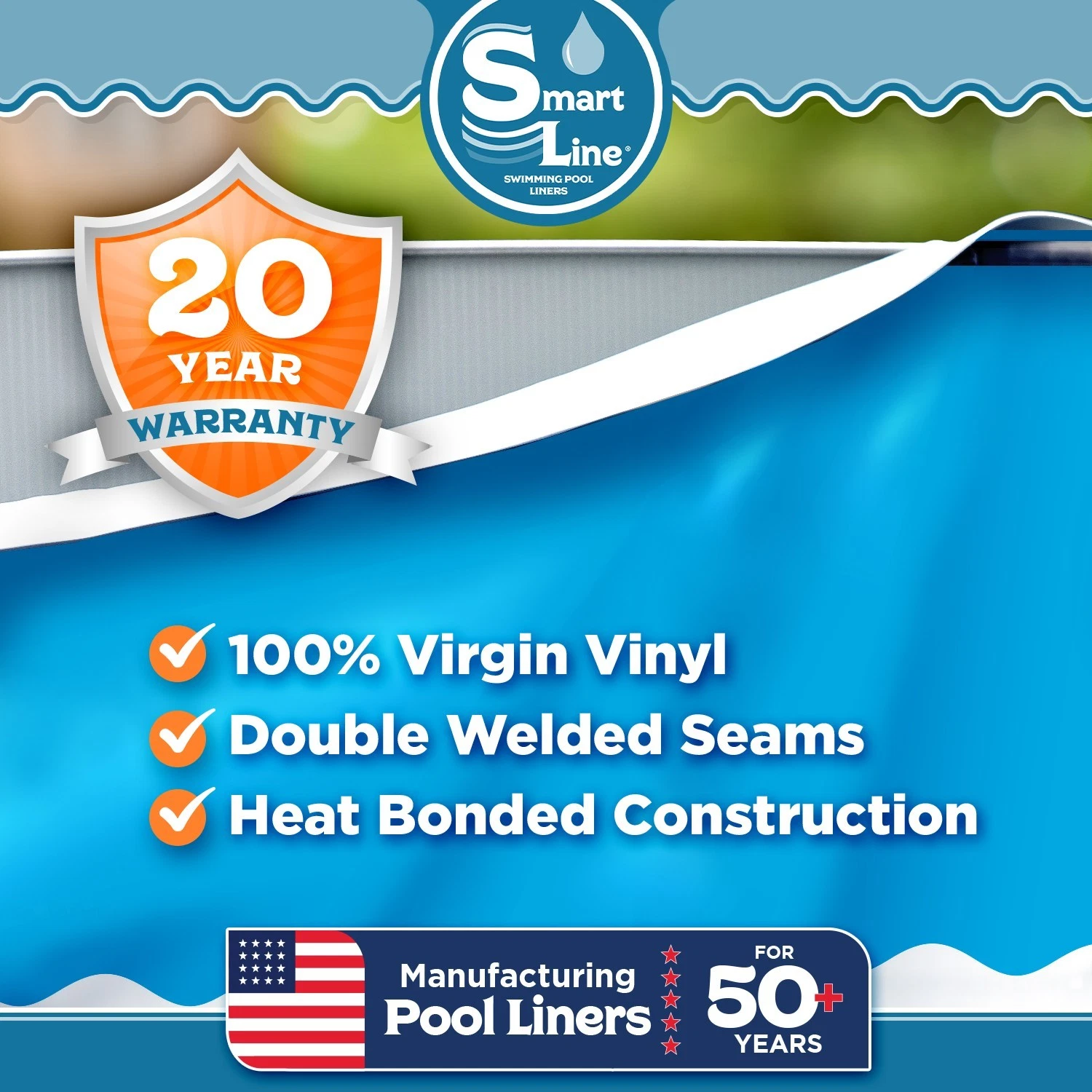 SmartLine Oval Boulder Swirl Overlap Liner