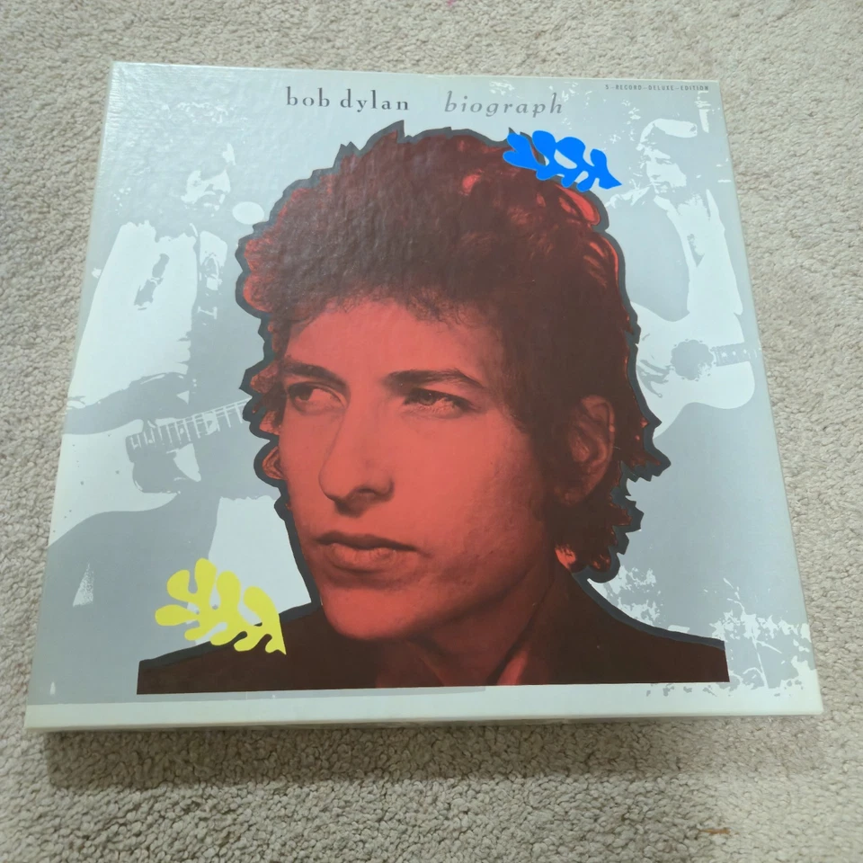 Bob Dylan Biograph 1985 Deluxe Edition Box Set 5x LP Vinyl w/ Booklet Folk NM - Image 3 of 4