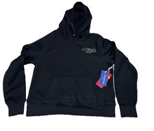 NWT Women  s Aeropostale Sport Black Fleece Cropped Hoodie L