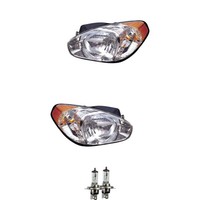 Halogen Scheinwerfer Set H4 FüR Hyundai Accent III Stufenheck Inklusive Lampen