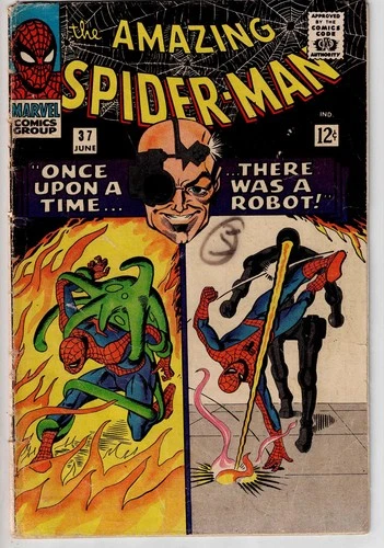AMAZING SPIDER-MAN #37 (1966) VG 1ST APP NORMAN OSBORN