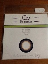 Go Kreate Cutting die - Concentric Circle