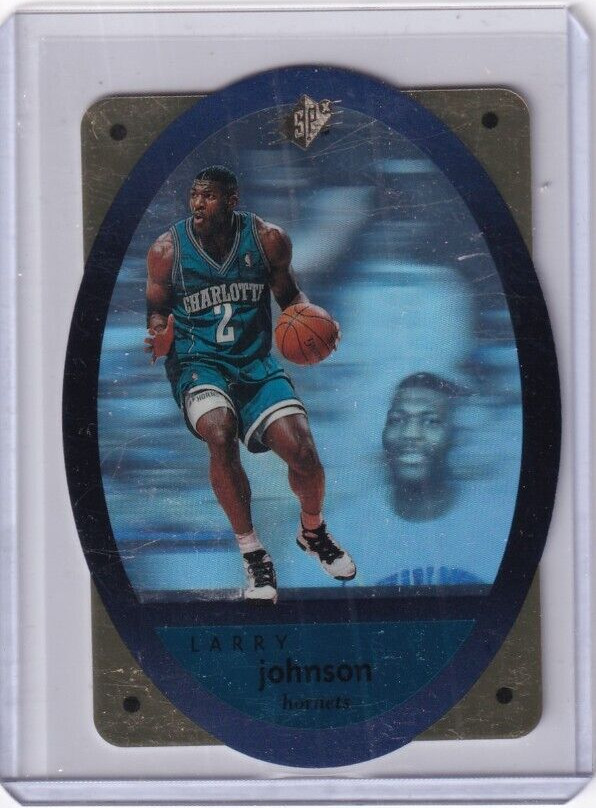 1996 SPx Larry Johnson #5 Gold Charlotte Hornets