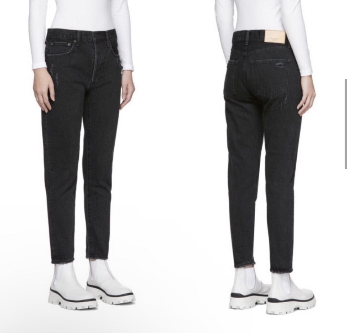 Moussy Vintage Jeans Womens 28 Black High Rise Andrew