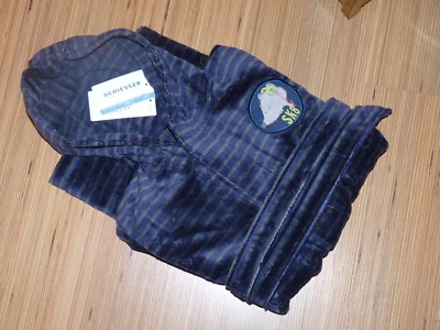 Schiesser Jungen Bademantel Morgenmantel Velours Kapuze Longboard Henry Gr. 104