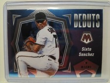 2021 Mosaic Blue Base Debut Sixto Sanchez Rookie #PD6 Miami Marlins