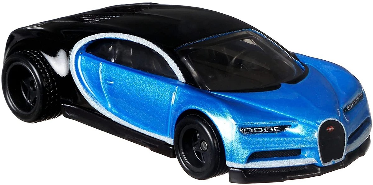 16 Bugatti Chiron Blue Hot Wheels Exotic Envy 2021 1:64 GRJ76 Real
