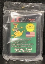 PRO MOLD ONE SCREW REGULAR CARD HOLDER, 20PT, PC5II, CARD HOLDER SUPPLY (ONE)