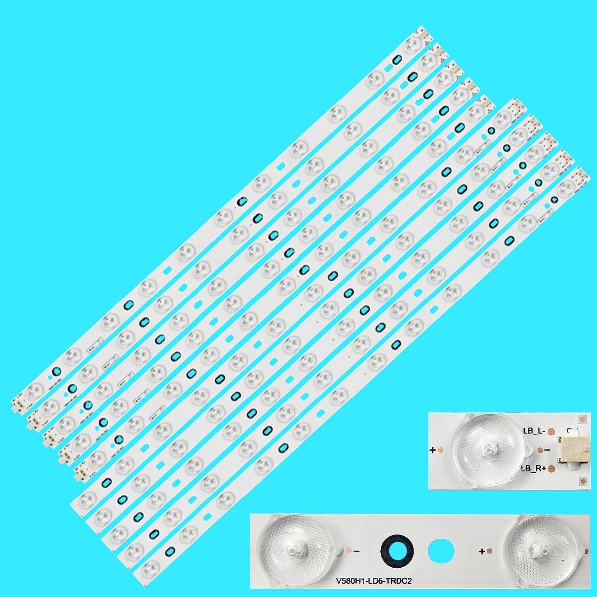 LED Backlight Bars For Toshiba 58L1350U 58L4300U D58LW7110