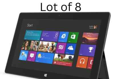 (8) Microsoft Surface RT 1516 10.6 NIVDIA Tegra 3 2GB DDR3 32GB SSD Win RT 8.1