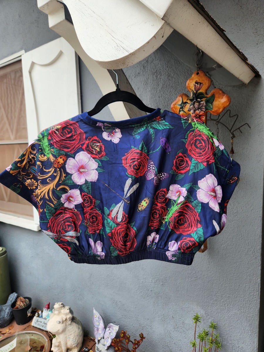 adidas Originals by Rita Ora Roses & Spray Packs Cropped Tee