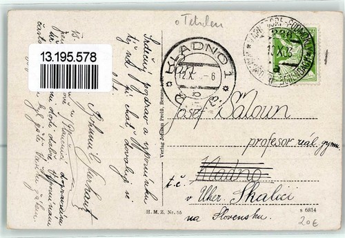 13195578 - Benesov nad Ploucnici Friedrichsthal Fabrik Schornstein Rauch Aussig - 第 2/2 張圖片
