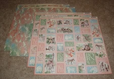 Graphic 45 Double-Sided12x12 Papers(4) ~ Jungle Wild and Free Creatures Great&Sm