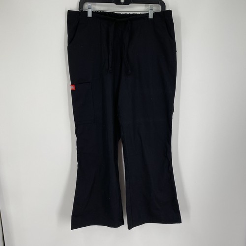 Dickies Medical Uniforms Women’s Scrub Pants Black size MP