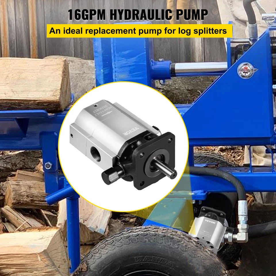 Hydraulic Log Splitter Kit,16 GPM 2 Stage Pump &25 GPM Auto Control Detent Valve - Image 2 of 4