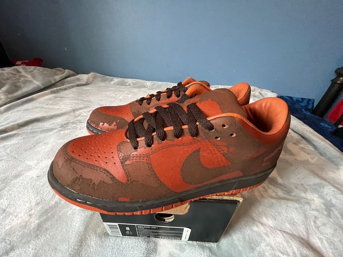 Nike Dunk Low 1 Piece 311611 821 8Spice Brown Orange Lazer Nike Dunk Low 1 Piece 311611 821 8Spice Brown Orange Lazer