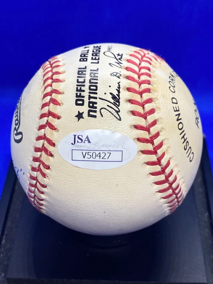 DON NEWCOMBE Signed BASEBALL JSA Certified Autograph LA & Brooklyn Dodgers MVP - Image 4 of 4