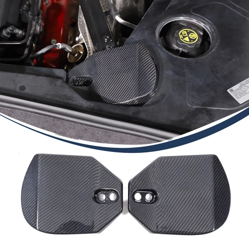 Juego de cubiertas interiores de bahía de motor de fibra de carbono seca real para Corvette C8 2020-2024 - Imagen 7 de 27