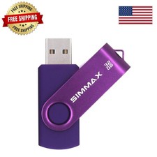32GB USB 2.0 Swivel Flash Drive for Laptops - Fast and Reliable Storage