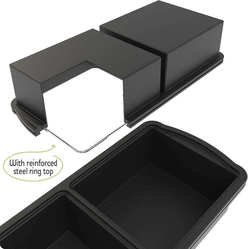 Silicone Freezer Trays with Lids, 1-Cup Soup Container Style Ice Cube Trays - Image 2 of 4