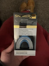 AUTHENTIC SnoreRx PLUS Custom Fit Anti Snore Adjustable Mouthguard Sealed Box 
