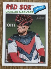 2026 Topps Heritage - Carlos Narváez #248 SP Boston Red Sox