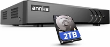 ANNKE 3K Lite 8CH Digital Video Recorder, H.265+ Hybrid 5-in-1 DVR with AI Human