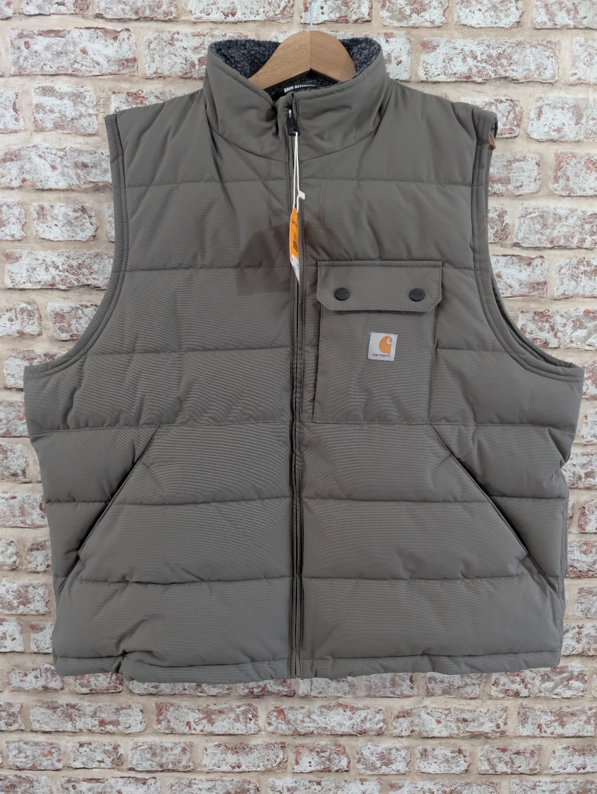 Carhartt Montana Insulated Vest/Gilet. Mens XXL. Grey/Green. Work Wear BNWT