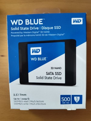 Western Digital Blue 3D NAND 500GB Internal 2.5'' (WDS500G2B0A) SSD
